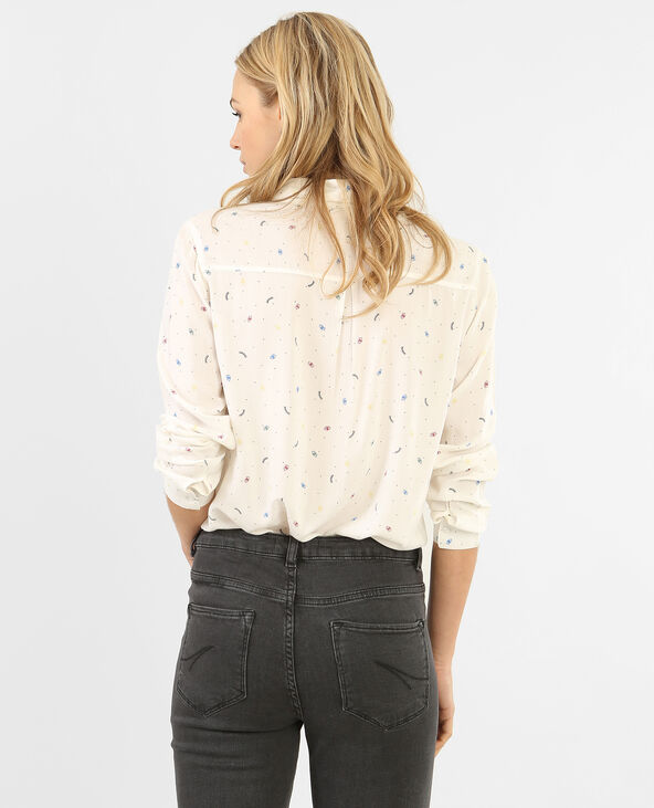 Chemise imprimée blanc - Pimkie