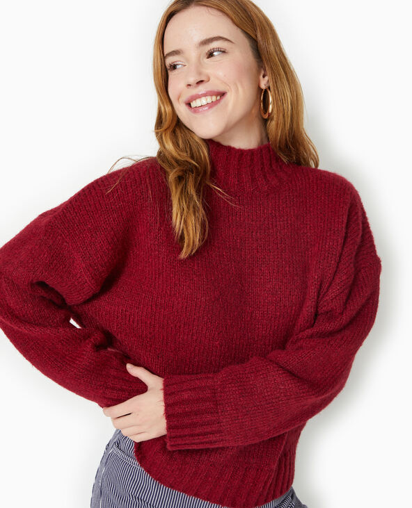 Pull col montant violet - Pimkie