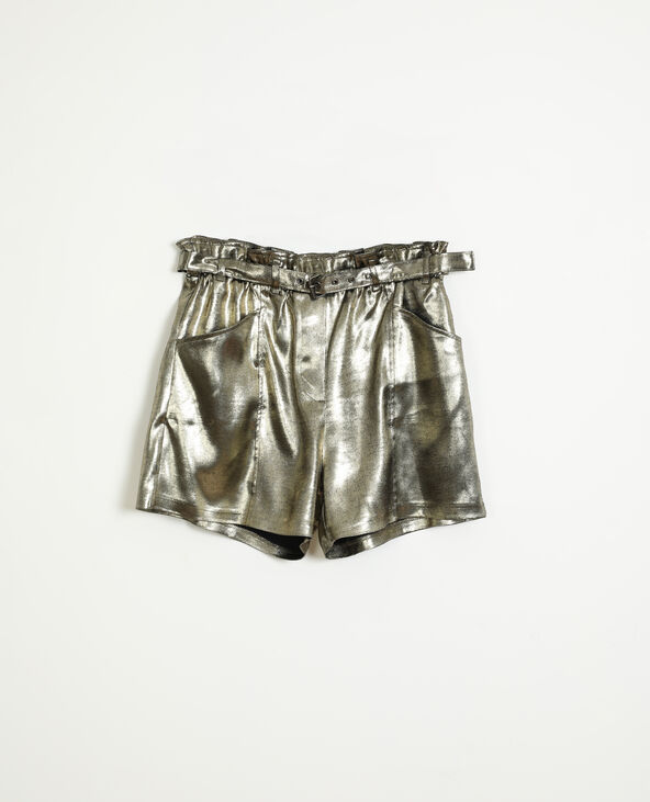 Short taille haute orange - Pimkie