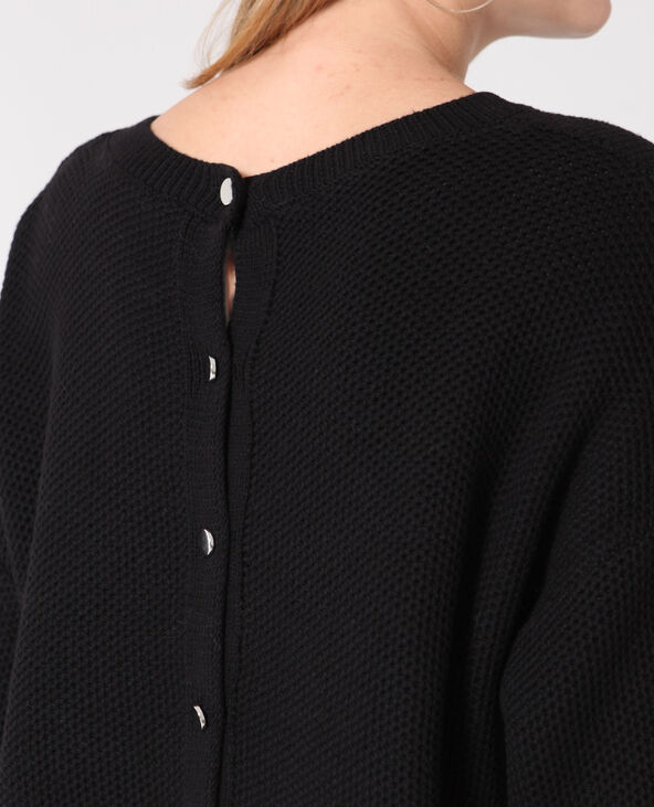 Pull ajouré noir - Pimkie