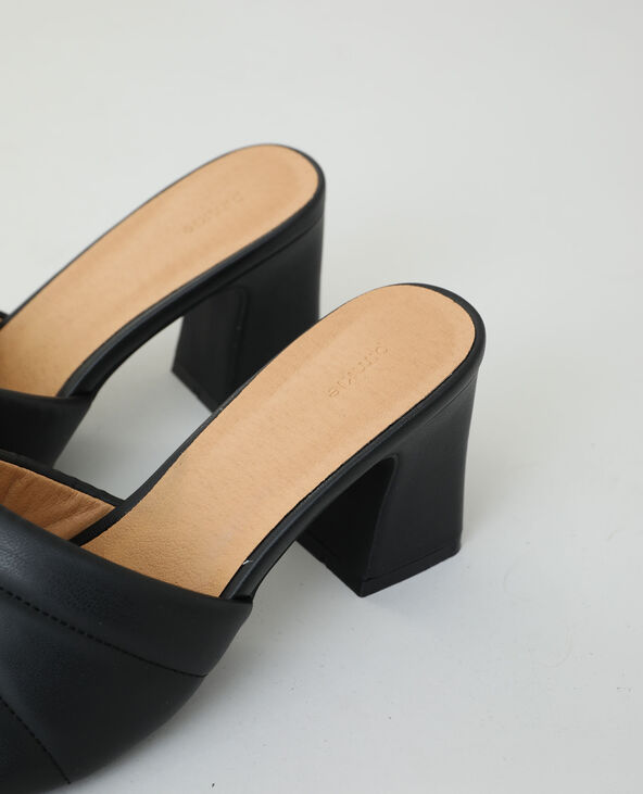 Mules à talons noir - Pimkie