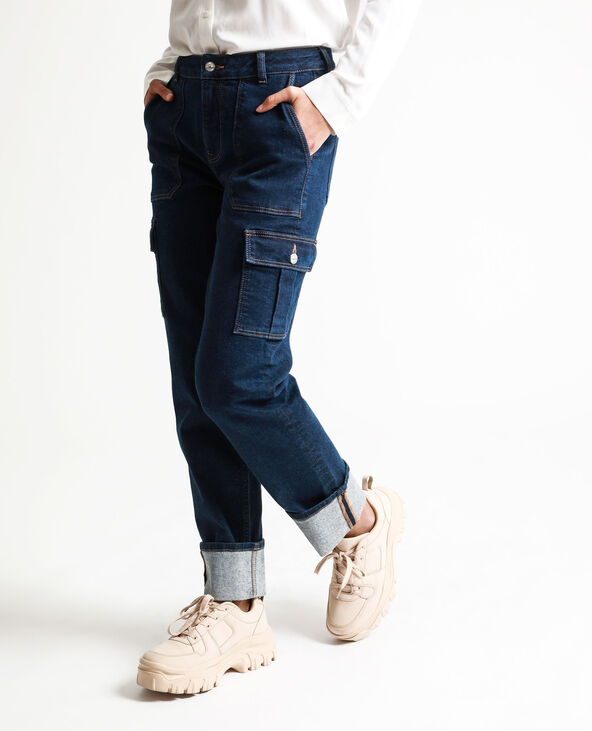 Jean style charpentier bleu - Pimkie