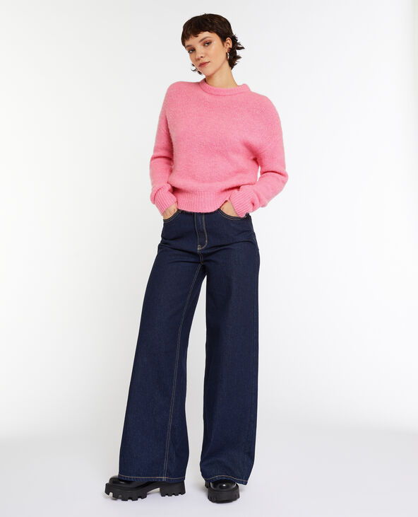 Pull col rond rose - Pimkie