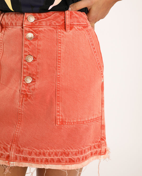 Jupe courte rose - Pimkie