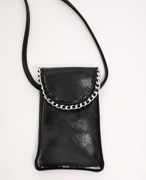Pochette à téléphone noir - Pimkie