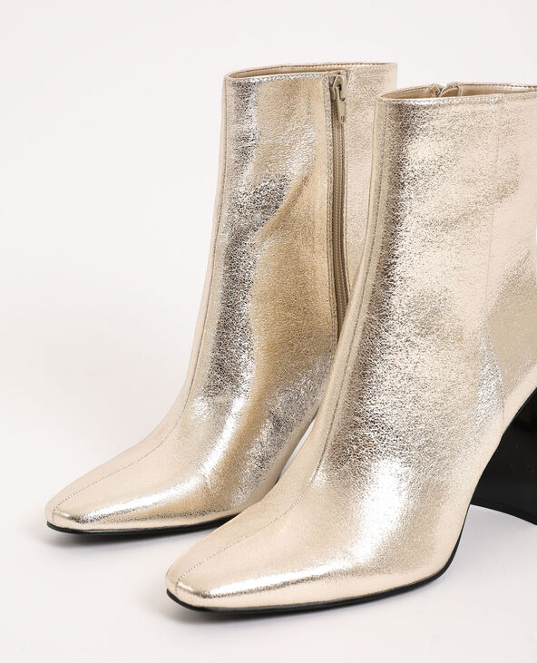 Boots à talons doré - Pimkie