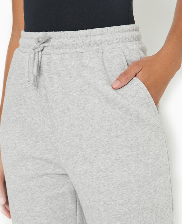 Pantalon de jogging en molleton gris chiné - Pimkie