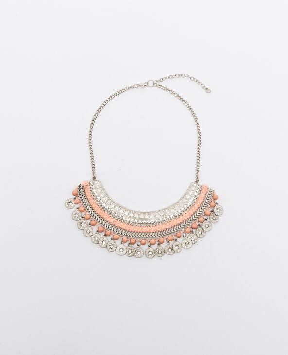 Collier plastron argenté - Pimkie