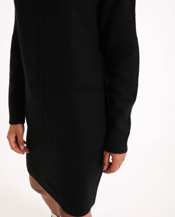 Robe pull à col roulé noir - Pimkie