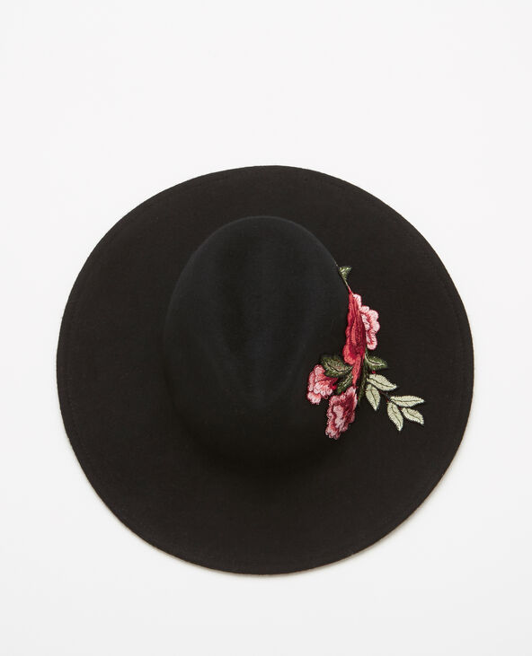 Fedora à patch noir - Pimkie