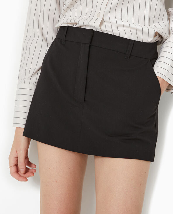 Mini jupe-short city noir - Pimkie