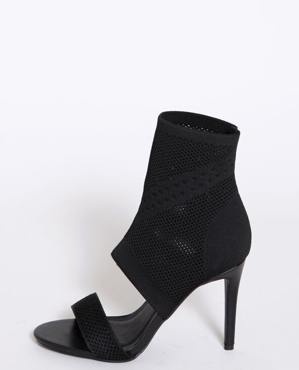 Sandales à talons aiguilles noir - Pimkie