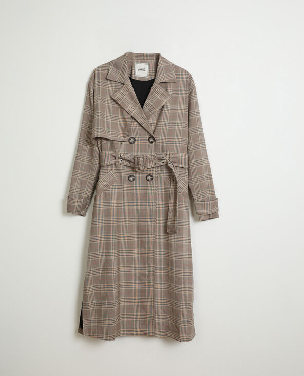 Trench long marron - Pimkie
