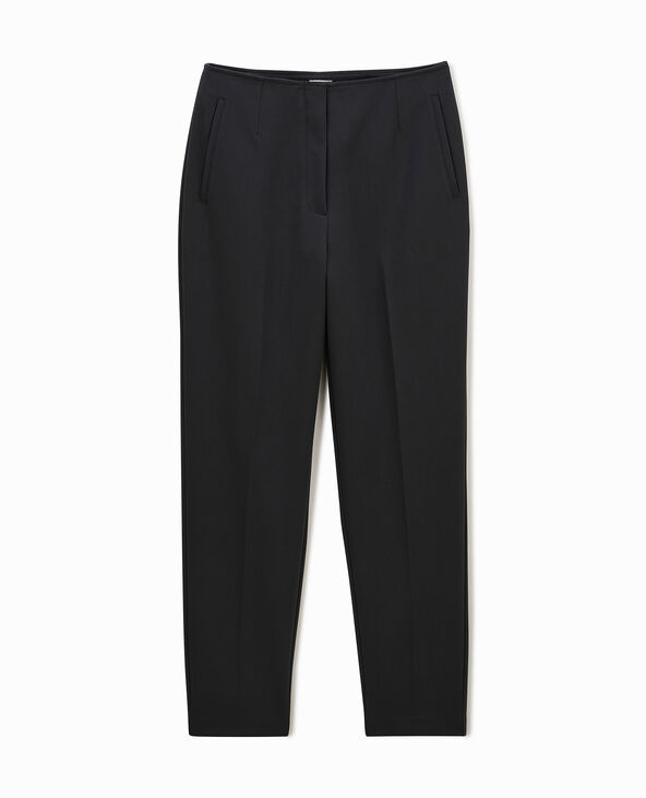 Pantalon cigarette taille haute gris foncé - Pimkie