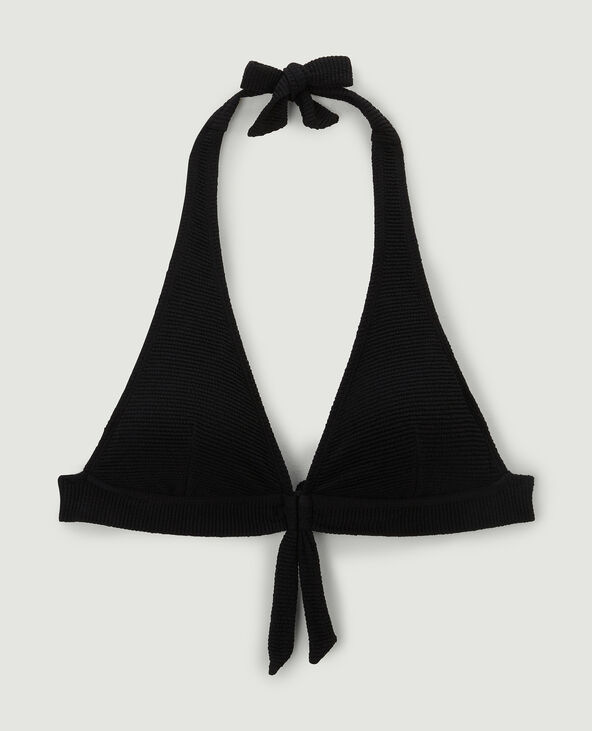 Haut de maillot de bain triangle noir - Pimkie