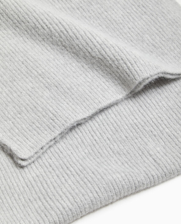 Echarpe en maille ultra douce gris clair - Pimkie