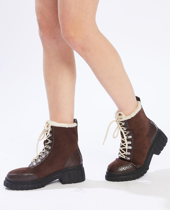 Bottines lacets Pimkie