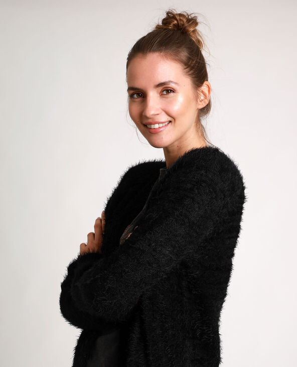 Gilet fluffly noir - Pimkie