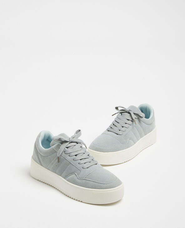 Baskets plateforme vert clair - Pimkie