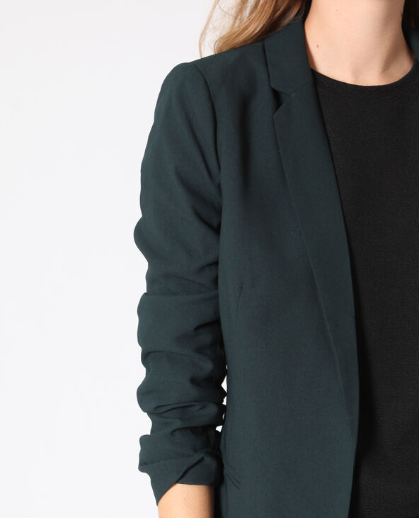 Blazer uni vert foncé - Pimkie