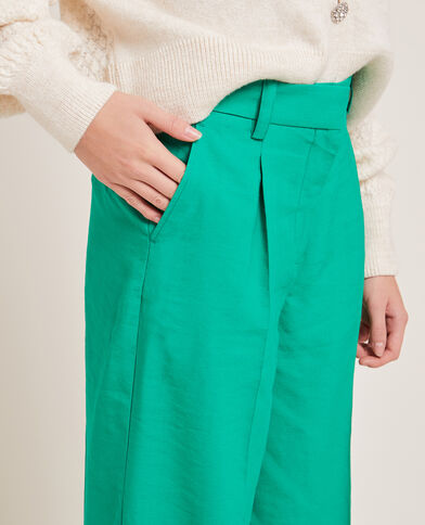 Pantalon à pinces vert olive - Pimkie