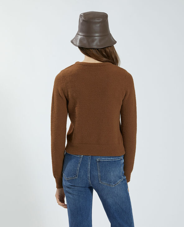 Pull doux marron - Pimkie