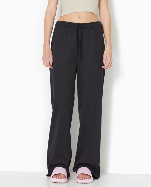 Pantalon de jogging droit noir - Pimkie