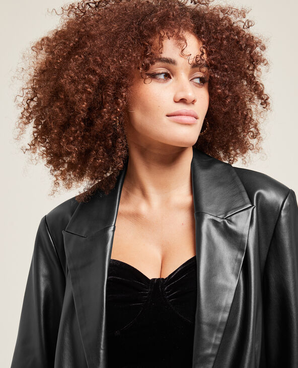 Veste blazer en simili cuir Pimkie