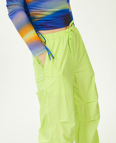Pantalon parachute vert olive - Pimkie