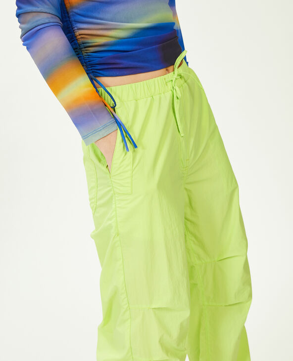 Pantalon parachute vert olive - Pimkie