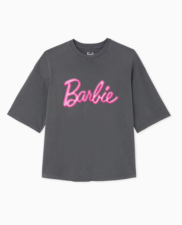 T-shirt oversize BARBIE gris foncé - Pimkie
