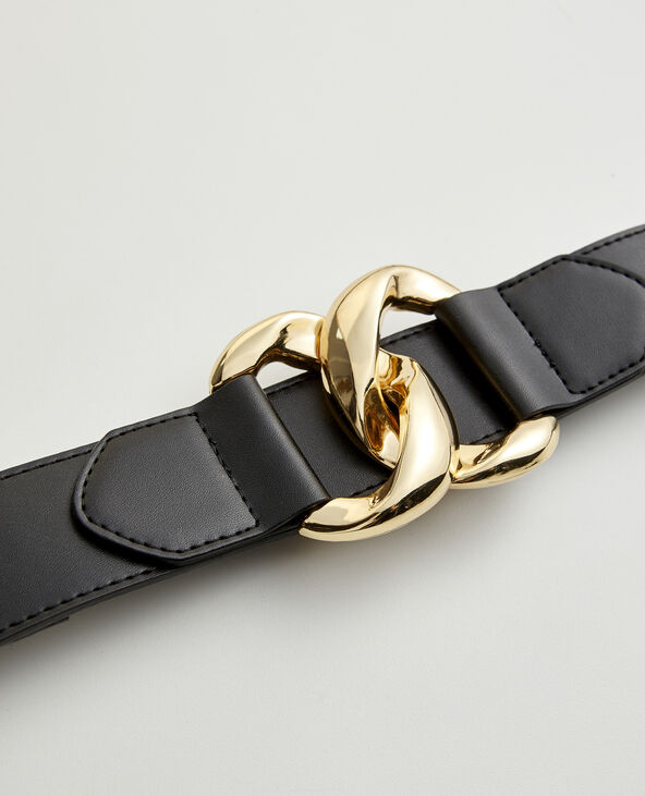 Ceinture noir cheap et or