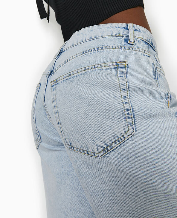 Bermuda loose en jean bleu clair - Pimkie