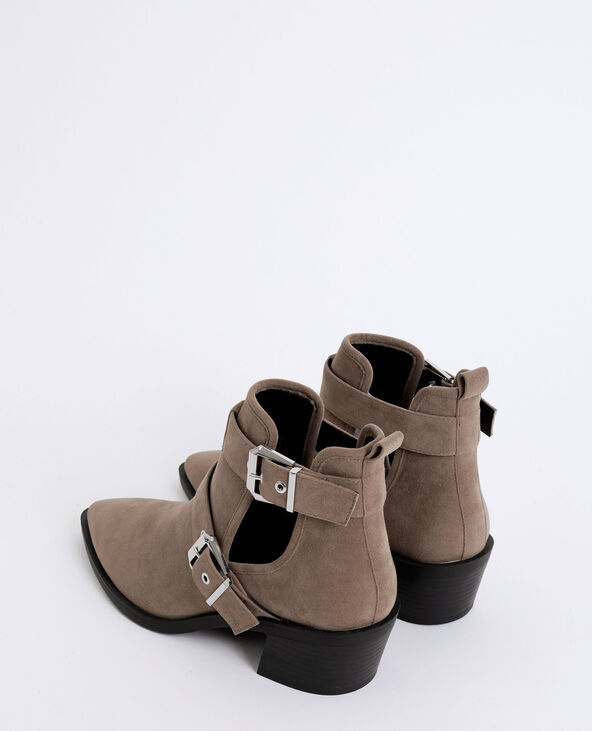 Bottines style western beige - Pimkie
