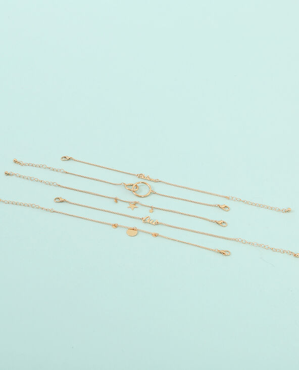 Bracelets fins doré - Pimkie
