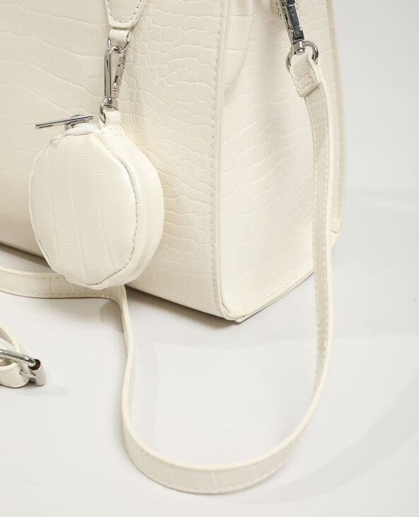 Sac à main croco rose clair - Pimkie