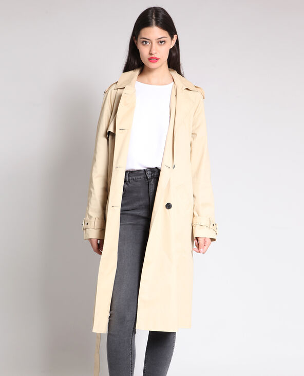 Trench long beige - Pimkie