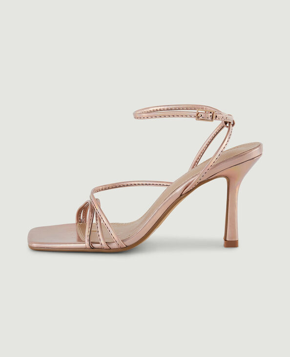 Sandales à talon rose clair - Pimkie