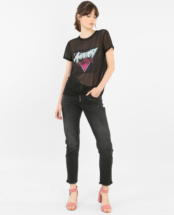 T-shirt graphique noir - Pimkie