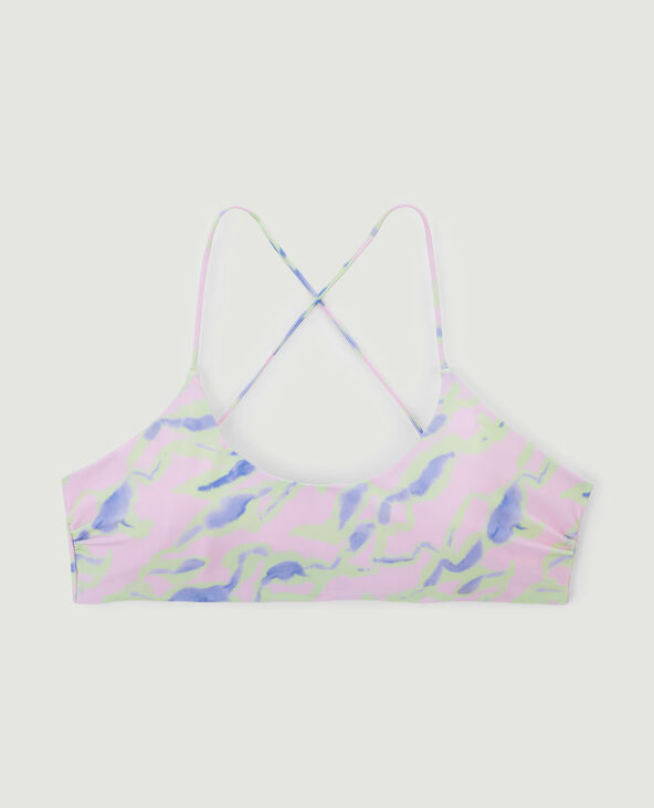 Haut de maillot de bain bandeau rouge - Pimkie