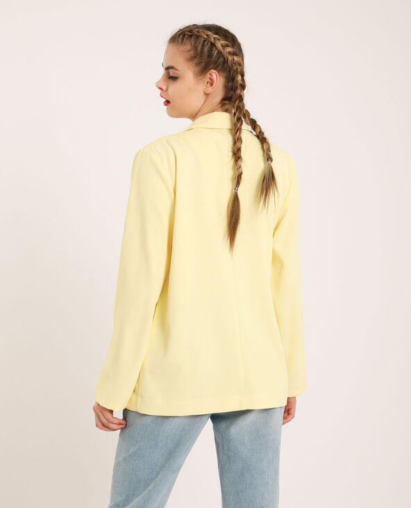 Blazer uni jaune - Pimkie