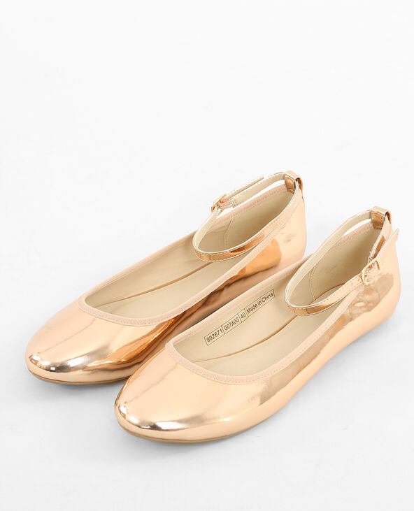 Ballerines bride amovible cuivré - Pimkie