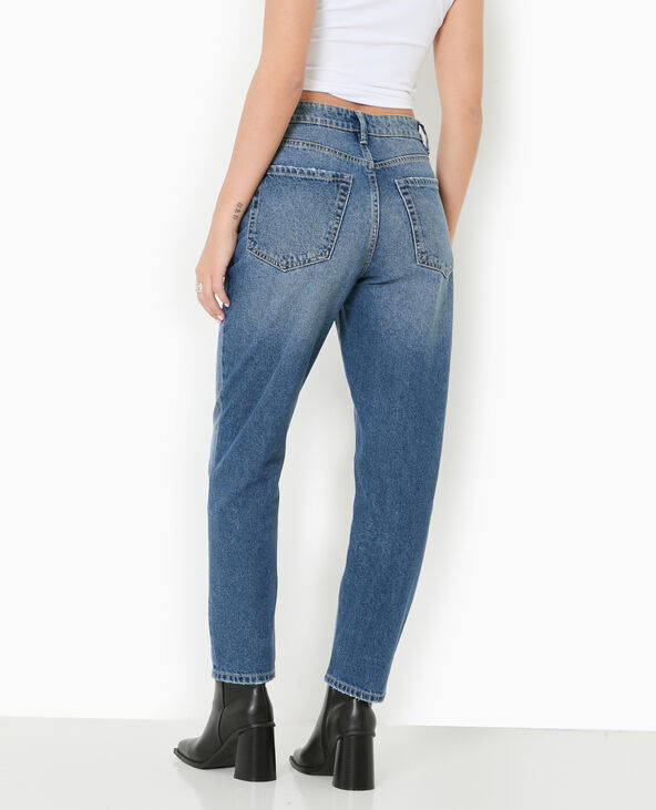 Jean mom taille haute bleu - Pimkie