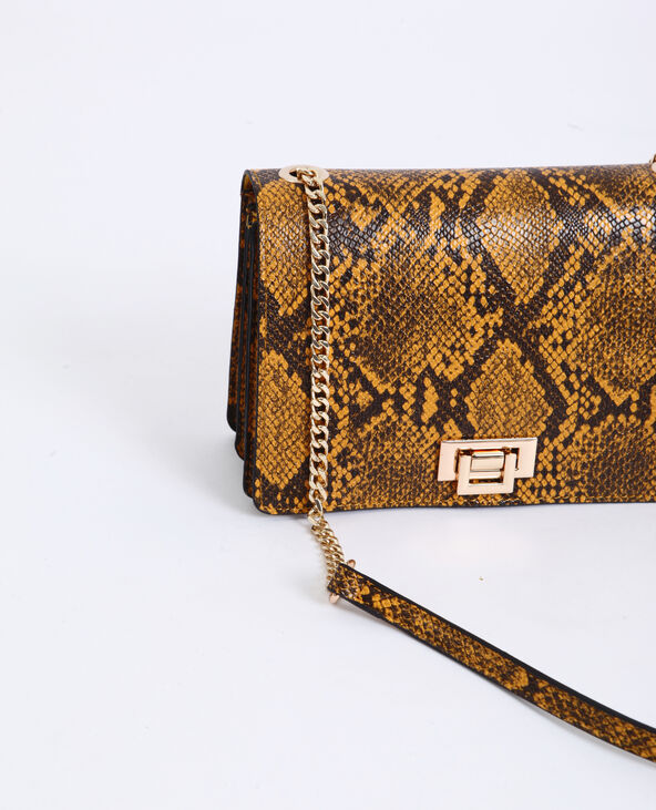 Petit sac python jaune - Pimkie