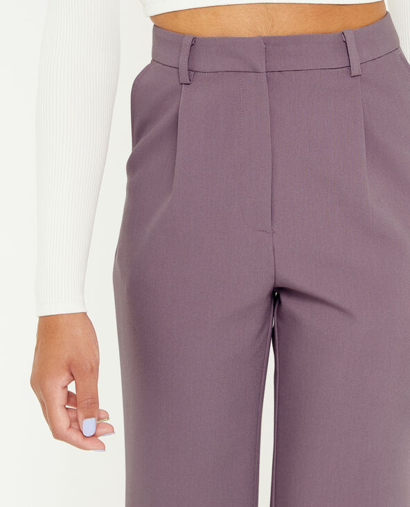 Pantalon droit city lilas - Pimkie