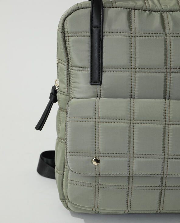 Sac à dos matelassé vert kaki - Pimkie