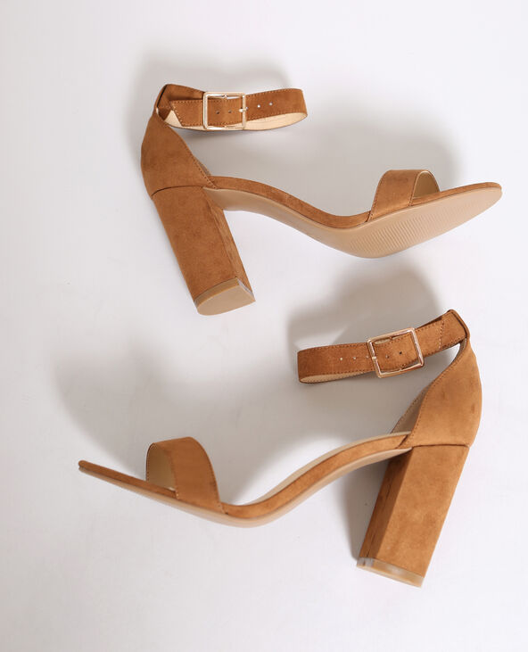 Sandales camel sale talon