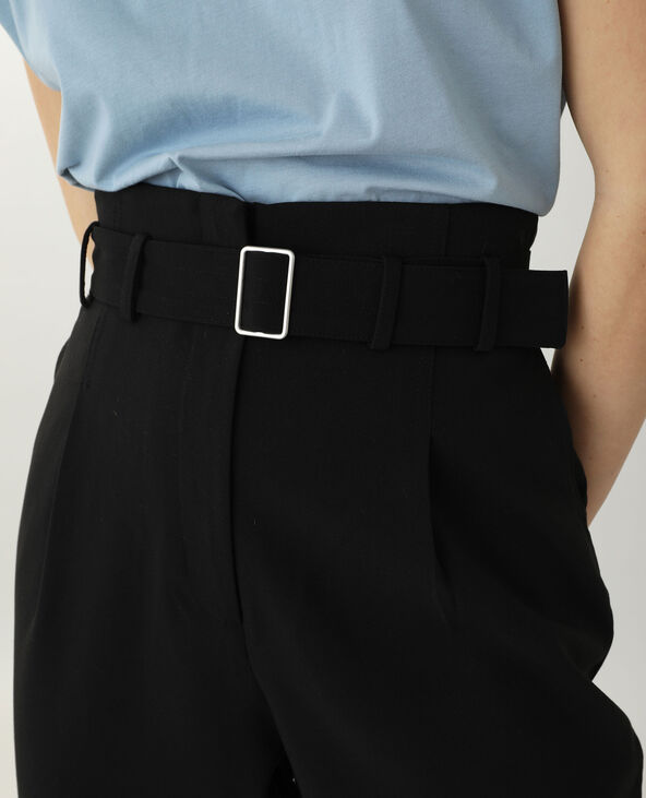 Pantalon taille haute noir - Pimkie