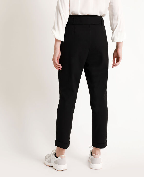 Pantalon carotte noir - Pimkie