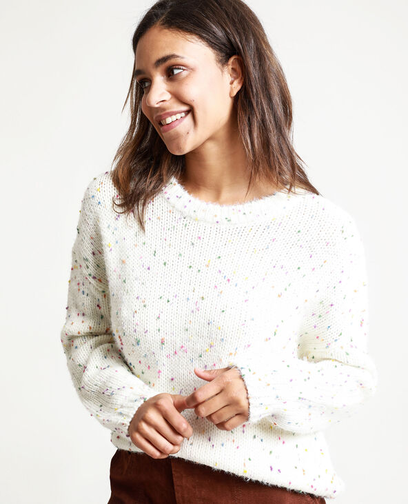 Pull multicolore écru - Pimkie